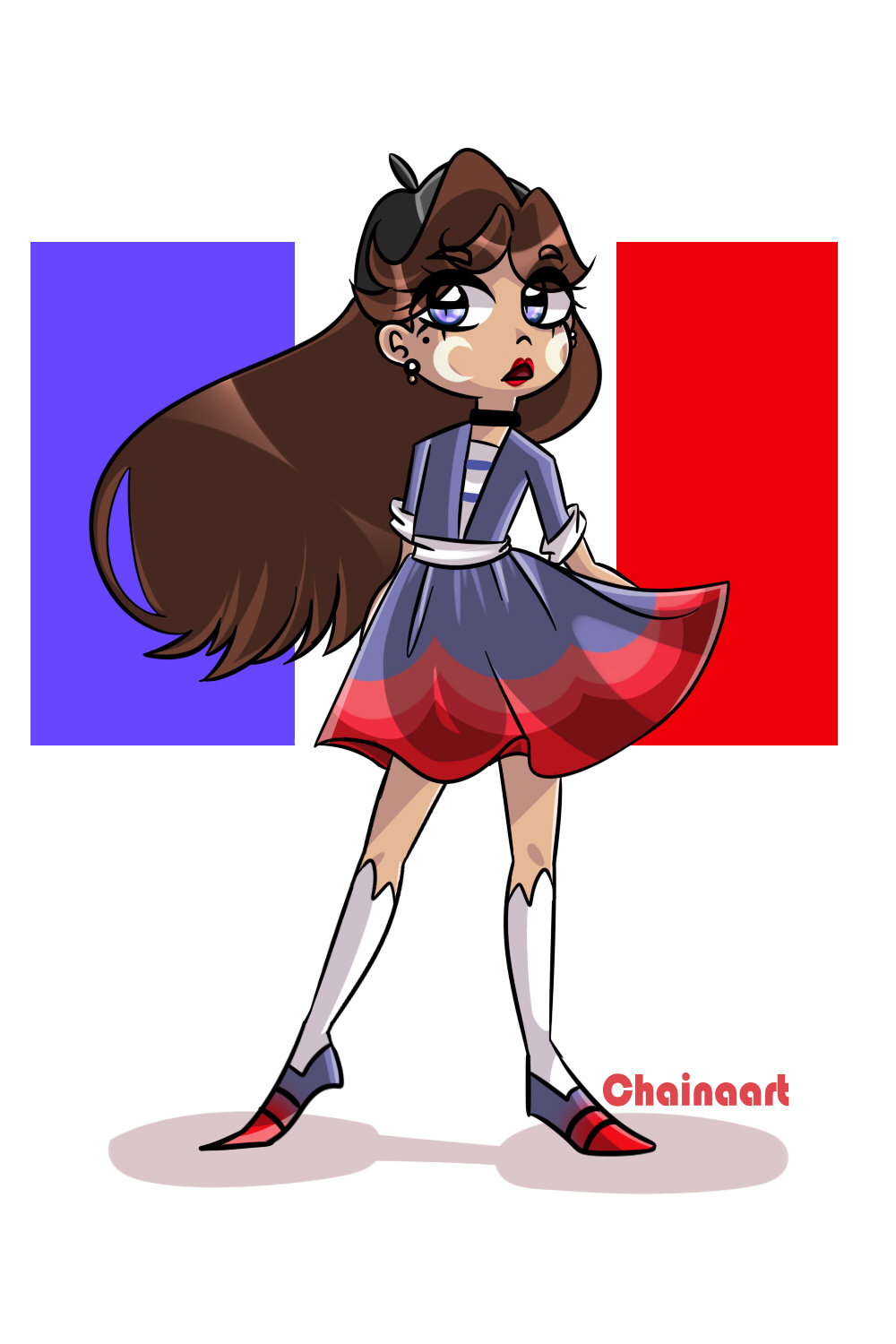 chibicmps: chainaart:  Luna the CROISSANT   Lol-  Okay well, i’m french so i have
