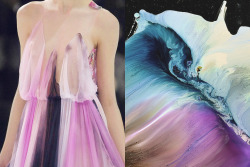 whereiseefashion:  Match #231Details at Rodarte Fall 2008 | Artwork by Cliff BriggieMore matches here