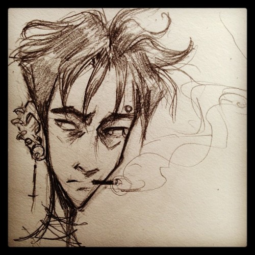 Future Andrew sketch. #thegodmachine #sketch #drawing