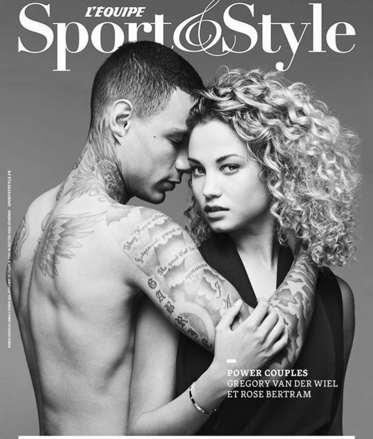 Sport & Style on X: Gregory van der Wiel et Rose Bertram : power couple    / X