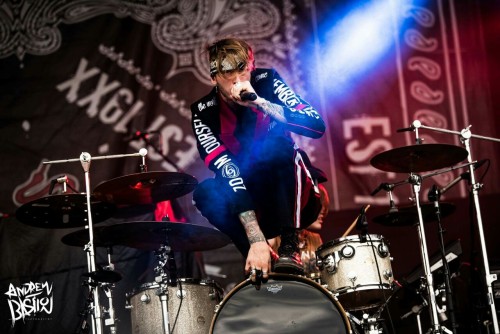 Cleveland Rapper Machine Gun Kelly rocking out in Columbus at Rock On The Range 2016