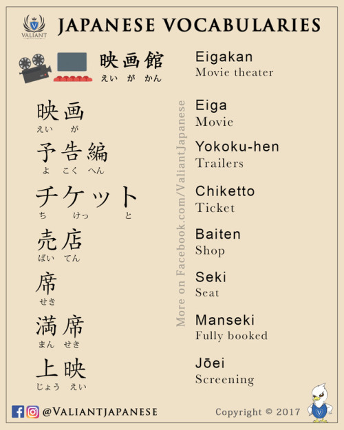 valiantschool:Japanese Vocabularies 026 to 030More vocabularies on www.instagram.com/valiantjapanese