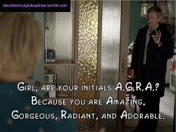 “Girl, are your initials A.G.R.A.?