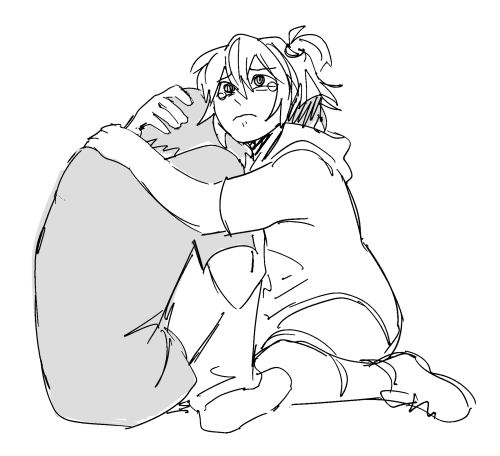 thinking about that hug scene from the manga again,,, makes me cry