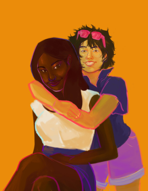 and monet/jubilee for the last day of @xmenfemslashweek !  