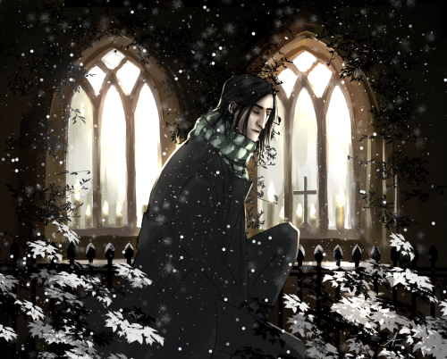 Snolidays 2021: SnowfallOne of my favourite headcanons is that Tobias Snape was religious and made s