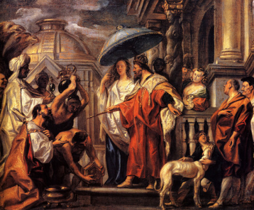 The tribute the Caliph Harun al-Rashid to Charlemagne, 1663, Jacob Jordaens