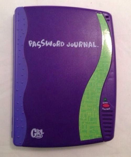 90s-2000sgirl:Password Journals by Girl Tech (90′s - 2000′s)