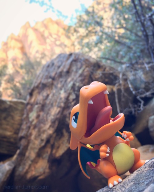 pokemongoplus:i found a chibi charizard up in red rock canyon!