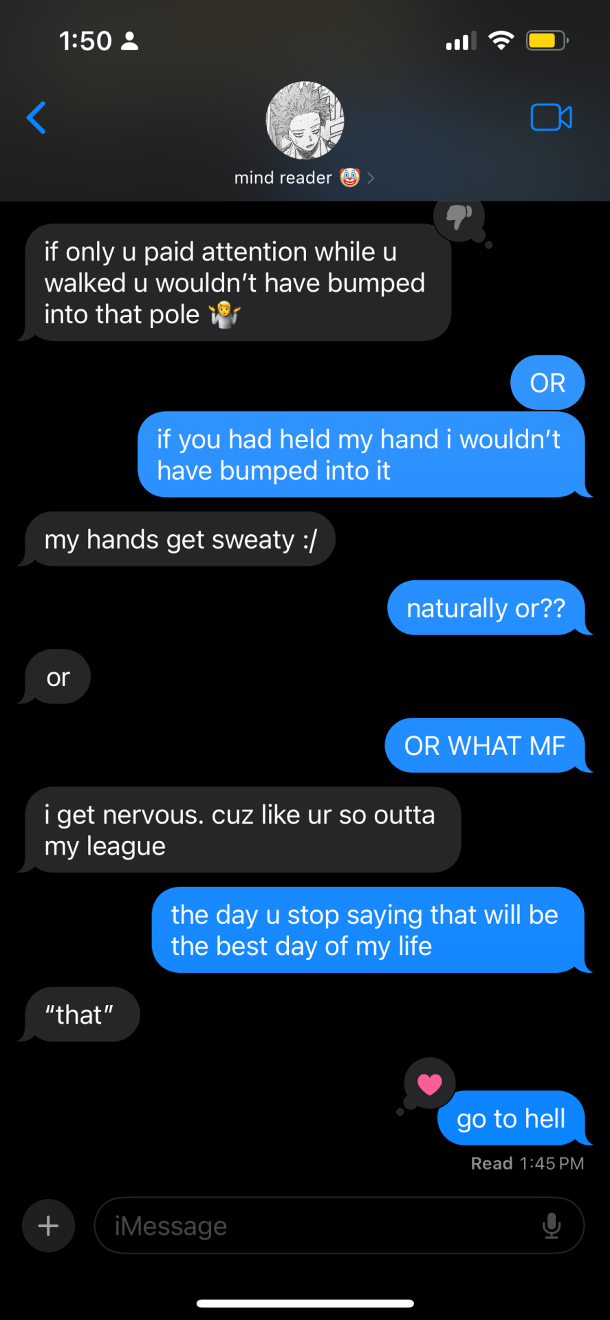 MHA BF/GF TEXTS ! 