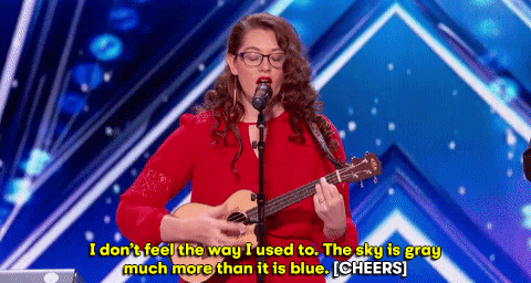 spoopy-story: magitekgaymer:   spacebaseyorktown:  micdotcom: Deaf singer Mandy Harvey performs stunning original song on ‘America’s Got Talent,’ earns the golden buzzer and i’m crying   People who can overcome their disabilities to follow their