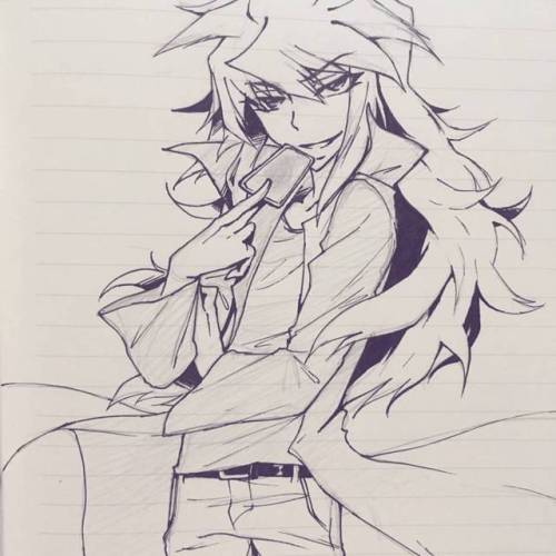 whiteknightress:Haven’t drawn the bae in really long ovo #bakura #yamibakura #ygo #yugioh #tra