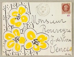 gazophylacium:  Envelope by Henri Matisse.