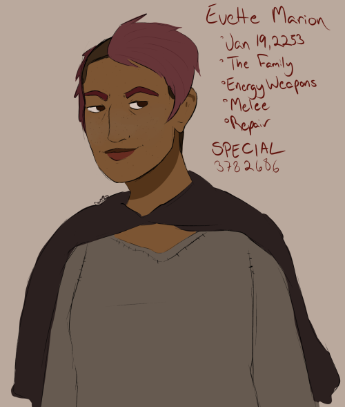ANYWAY heres Evette + pretty much all i have on her so far.  She delivers food and supplies to 