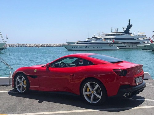 puertobanus-marbella:  The Ferrari Portofino at the place where summer never ever ever ever ends… ☀️☀️☀️☀️☀️☀️☀️☀️☀️☀️ . . . #ferrari #portofino #california #marbella #puertobanus #costadelsol #spain #supercar