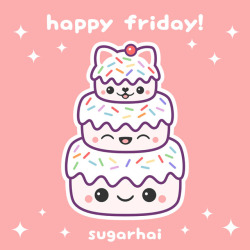 sugarhai:have a cake weekend!