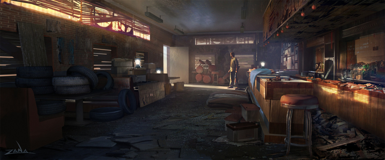 postapocalypticflimflam:  saveroomminibar:The Last of Us. Featured concept art by