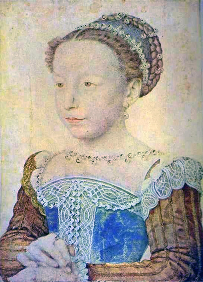 Marguerite Valois future Queen of France by Francois Clouet, c. 1560s