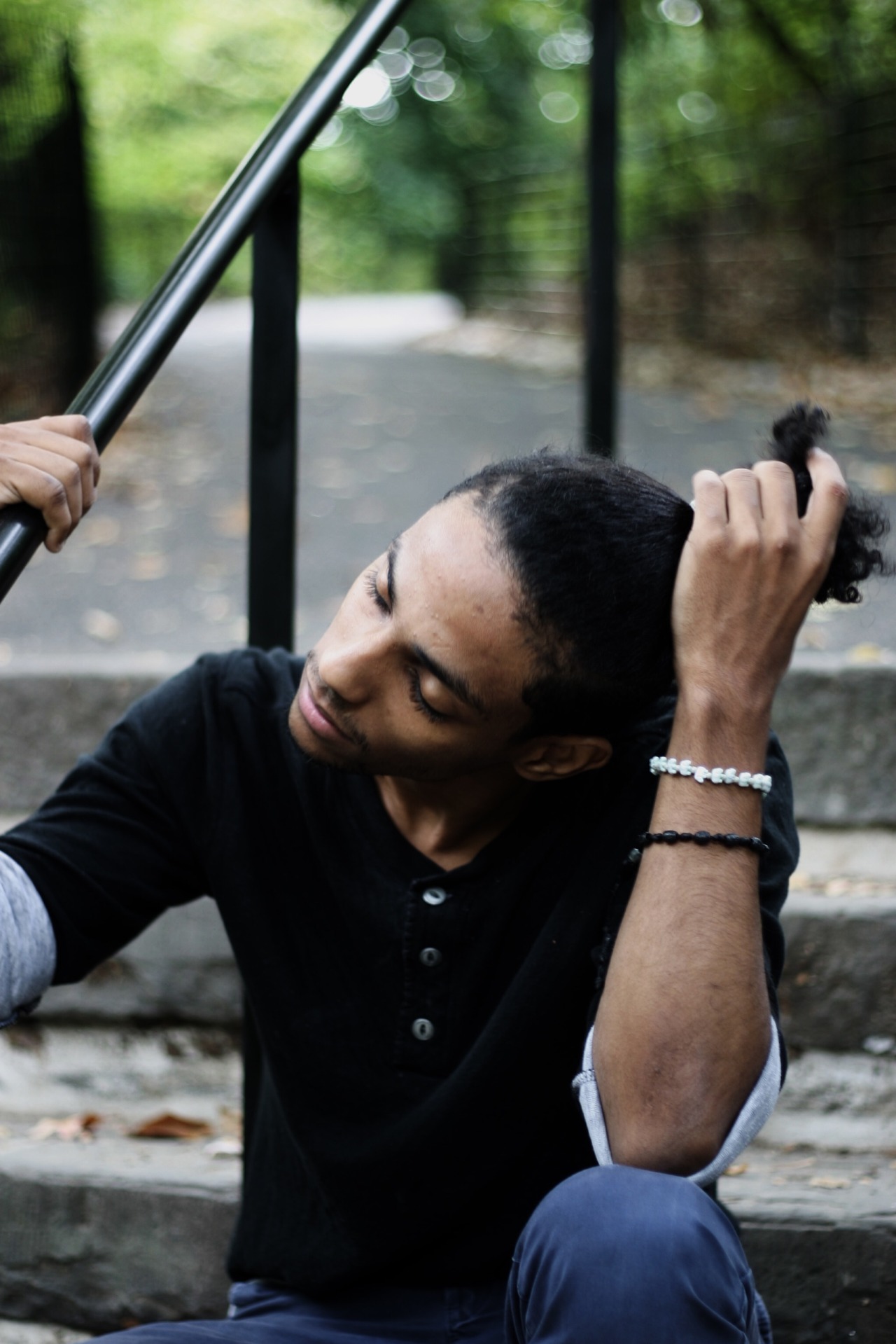 munroesdream: robertnieves:  Anthony in Central Park   another adorable being 