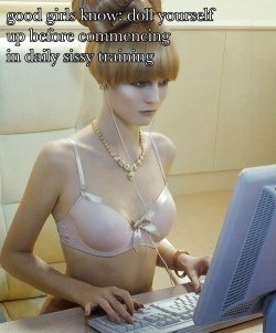 jaynelovesdick:  sissydonna:  Where Boys Will Be Girls   it is so important to look as sexy and feminine as possible when every you can but always while you do your trainingremember if you do not see your Tumblr and the files you watch as helping you