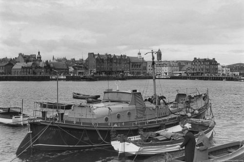 Black and white photos of Scotland in the early 1960s.