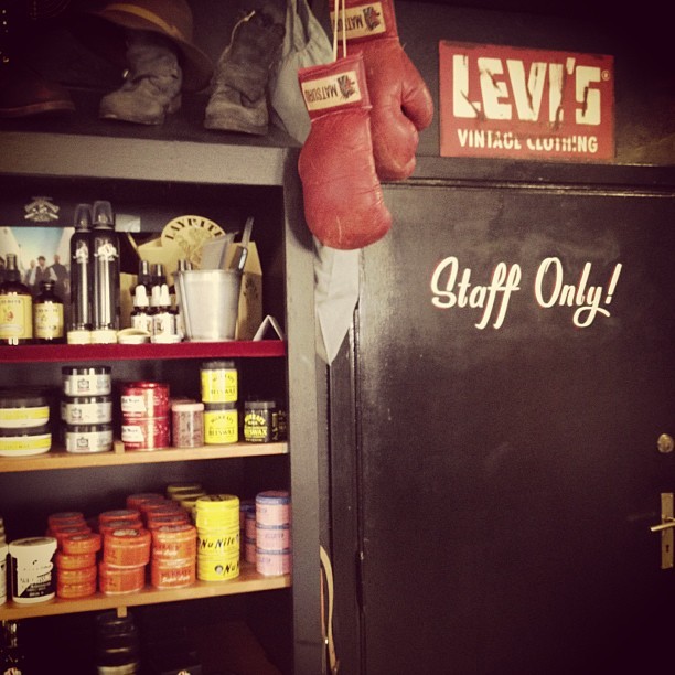 hepcatstore:  #pomade #staffroom #redwing #levisvintage #nunile #murrays #black&amp;white
