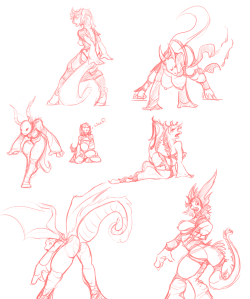 watdraws:  TF Practice Sketches  Dat awesome sense of movement! 