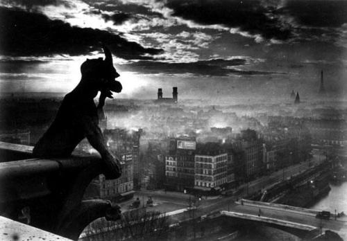 nureinbild:vue de Notre Dame de Paris , par Eugène Atget