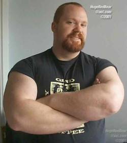 thebigbearcave:  Huge Thick Ginger Bear 