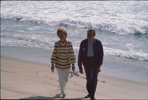 #Nixon50 #OTD 8/20/1971 ABC television news correspondent Virginia Sherwood visited with the Nixons 