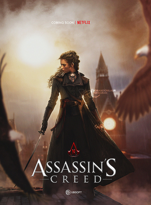 sorandomlaur: — Assassin’s Creed, Netflix project concept poster // PS CC – 2021› I just wanted to m