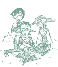 Dewdropdaze:  Fenris Doesn’t Understand How He Got Roped Into Hanging Out With