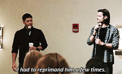 iwanttobeyourboysir:  dickiebirdie37: Jensen about Dean raising Sam [x]  Jensen just