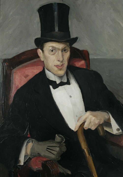 Thunderstruck9:Miroslav Kraljević (Croatian, 1885-1913), Bonvivant (Portret Arsena