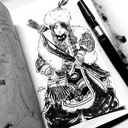 Mongolian Warrior And Shaman