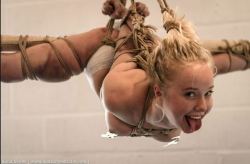 Fred-Rx:  @Myfaerielove Suspended In The Splits And All Smiles And Tongues. Shot