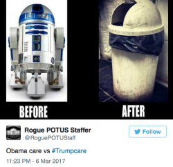 micdotcom:The Obamacare vs Trumpcare meme