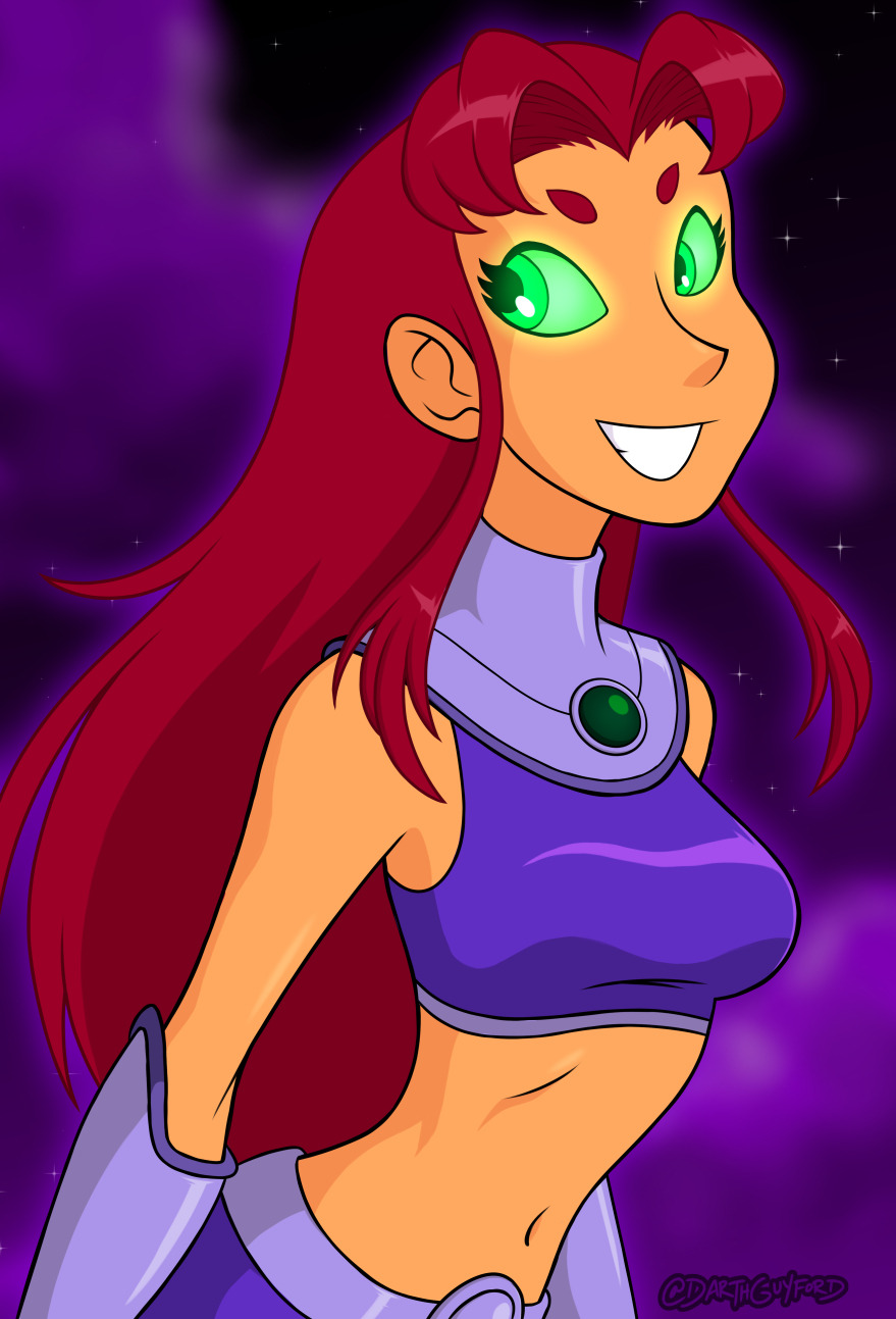 darthguyford:  Starfire won this month’s pin-up vote on Patreon.  I can’t say