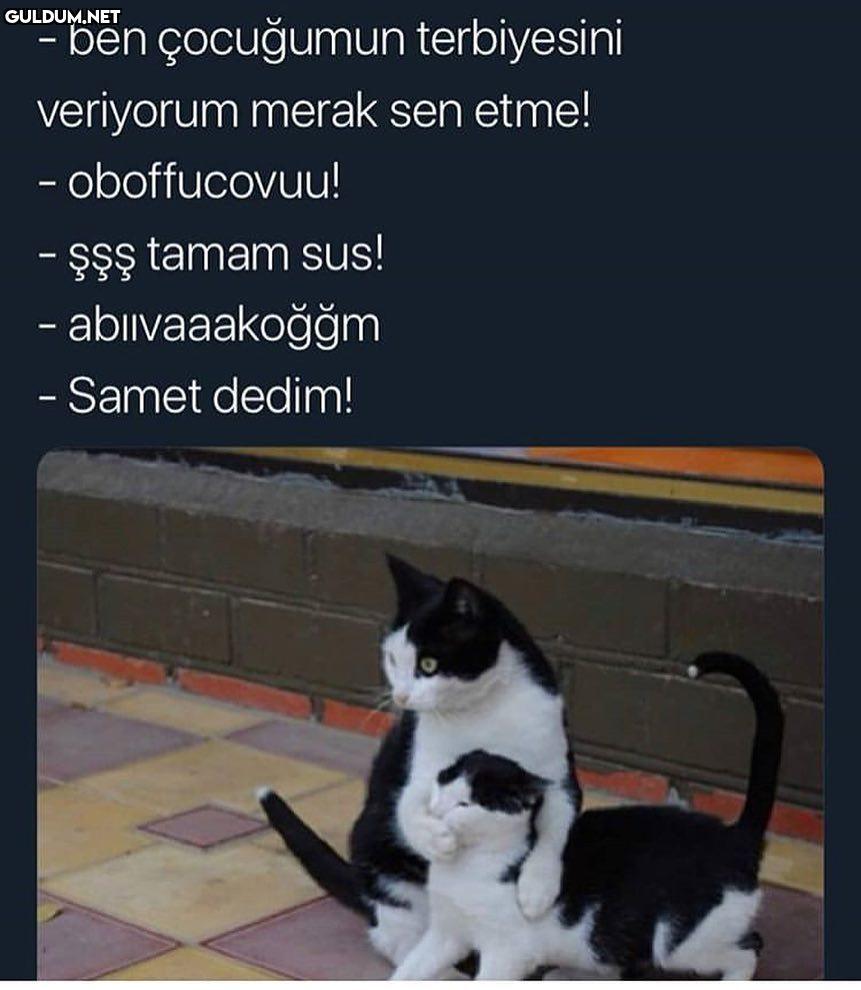 ben çocuğumun...