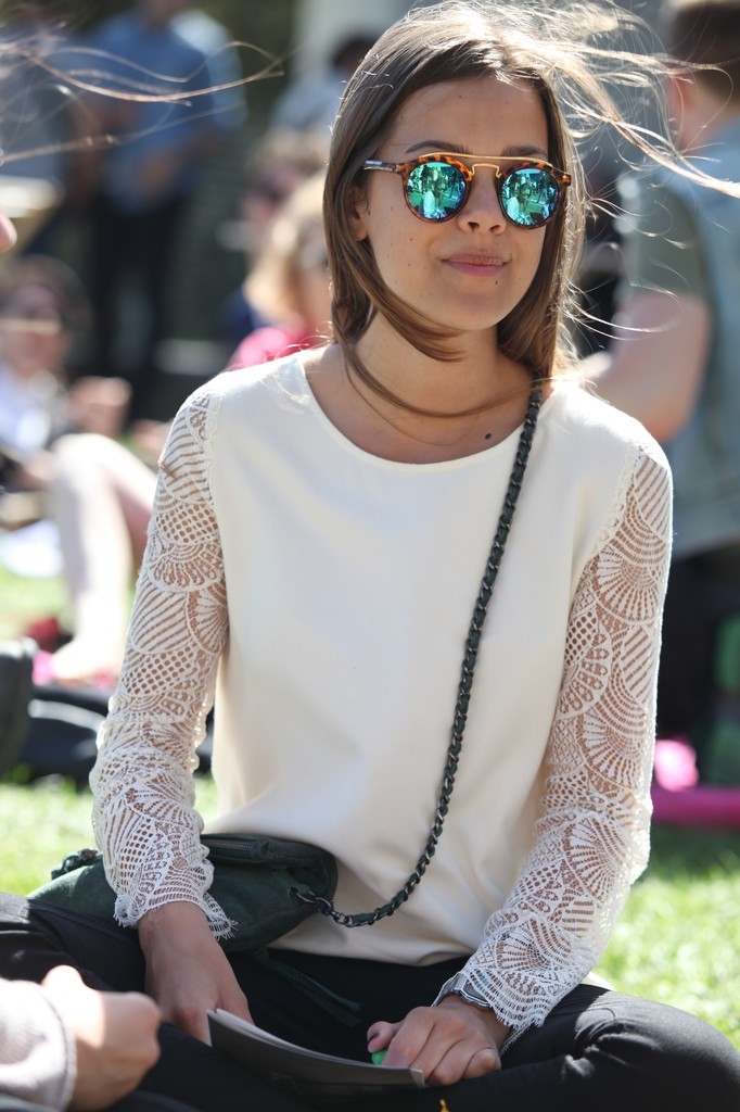 womensweardaily:  They Are Wearing: Hyères Festival Photo by Franck Mura 