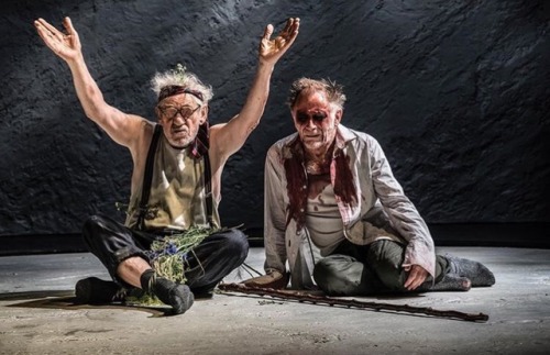 shakespearean: shersjar: Ian McKellen in the 2018 London Production of King Lear, one of the greates