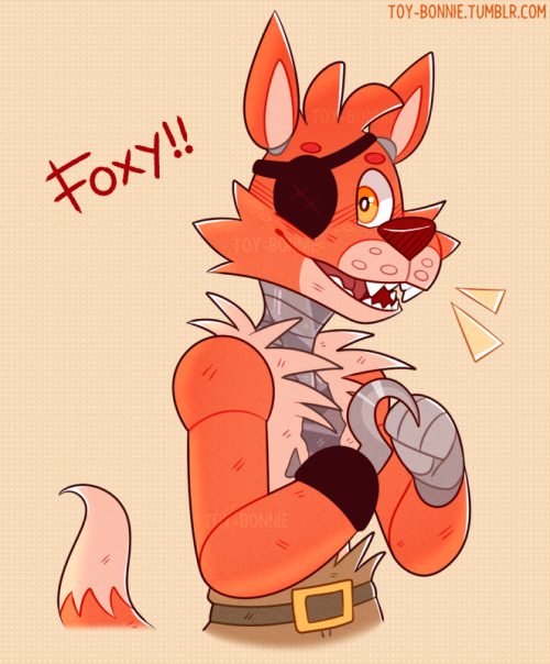 Foxy!Conjured this drawing up while streaming with a friend. It was originally a comparison piece to