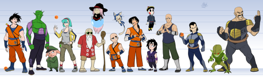 yondaimektabi:  DBZ Line-up by MichaelLeeLunsford