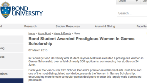 Just a few screen shots showcasing some of female-exclusive scholarships and handouts available in Q