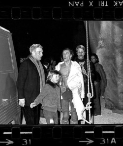 icky-pop:  Iggy Pop, Kant Kino Club, Berlin, September 18, 1977 with his son Eric and Brion Gysin by Philippe Auliac