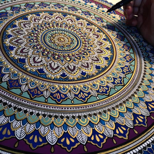 jurvektheblogsmer: artsnskills: Ornate Mandala Designs by Asmahan A. Mosleh UK based artist Asmahan 