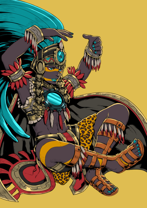 Tezcatlipoca from the Azteca mythology.