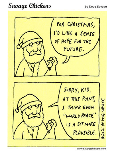 Savagechickens:  Christmas Wish.and More Christmas Fun.