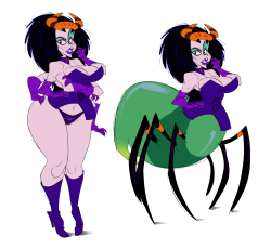 slbtumblng:  Queenie Velmie.    I want the thick spider babe!~ &gt; n&lt; &lt;3 &lt;3 &lt;3