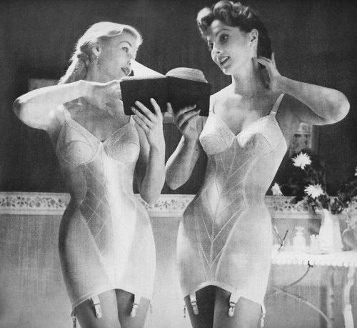 gameraboy2: Warner’s Girdles, 1955 Classic vintage corselettes.